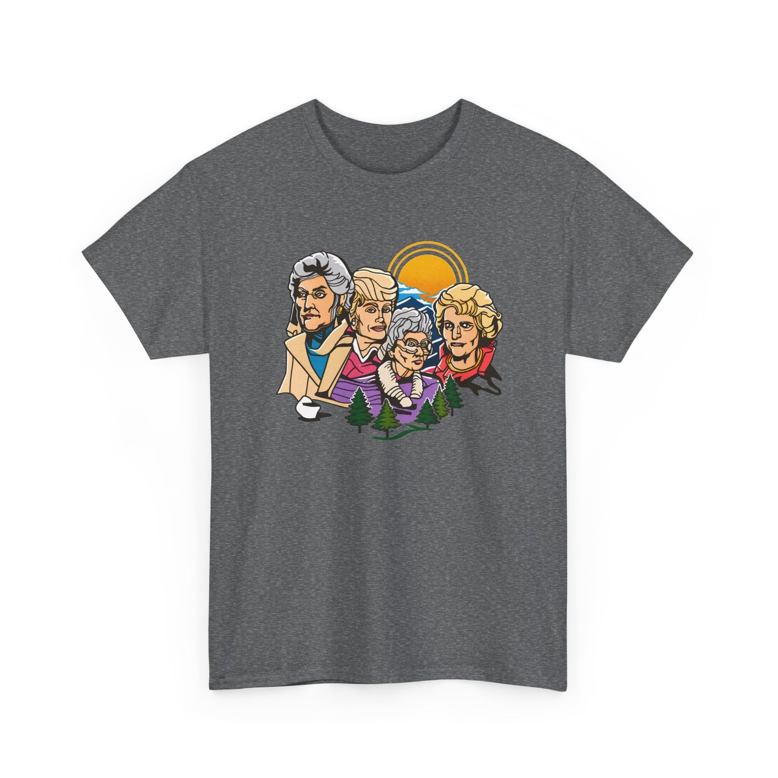 Mount Goldmore - Unisex T-Shirt – Golden Girls Mount Rushmore Parody and Classic TV - Image 20