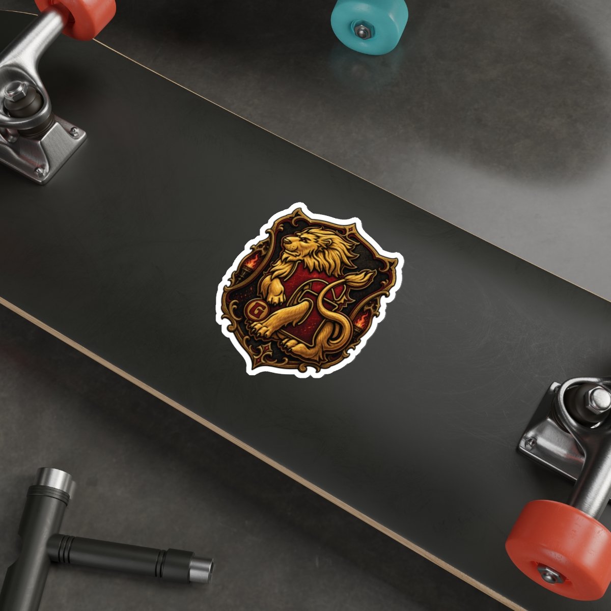 House of Lion – Outdoor Sticker – Wizarding School Courage That Sticks - Image 18
