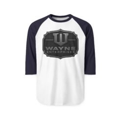 Wayne Enterprises – Unisex 3/4 Sleeve Raglan T-Shirt – Gotham Employee Edition - Image 11