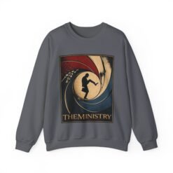 Licensed to Walk Silly - Unisex Sweatshirt – Monty Python Ministry of Silly Walks 007 Mashup - Image 12