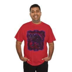 Hissing Black Cat – Unisex T-Shirt – Fierce, Feline and Full of Attitude - Image 11