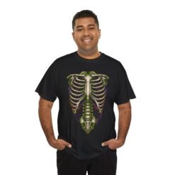 Gothic Skeleton Torso - Unisex T-Shirt – Cheap Easy Halloween Skeleton Costume - Image 7