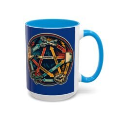 Rock Paper Scissors Lizard LLAP – Color Accent 11oz or 15oz Mug – Sip Long and Prosper - Image 33
