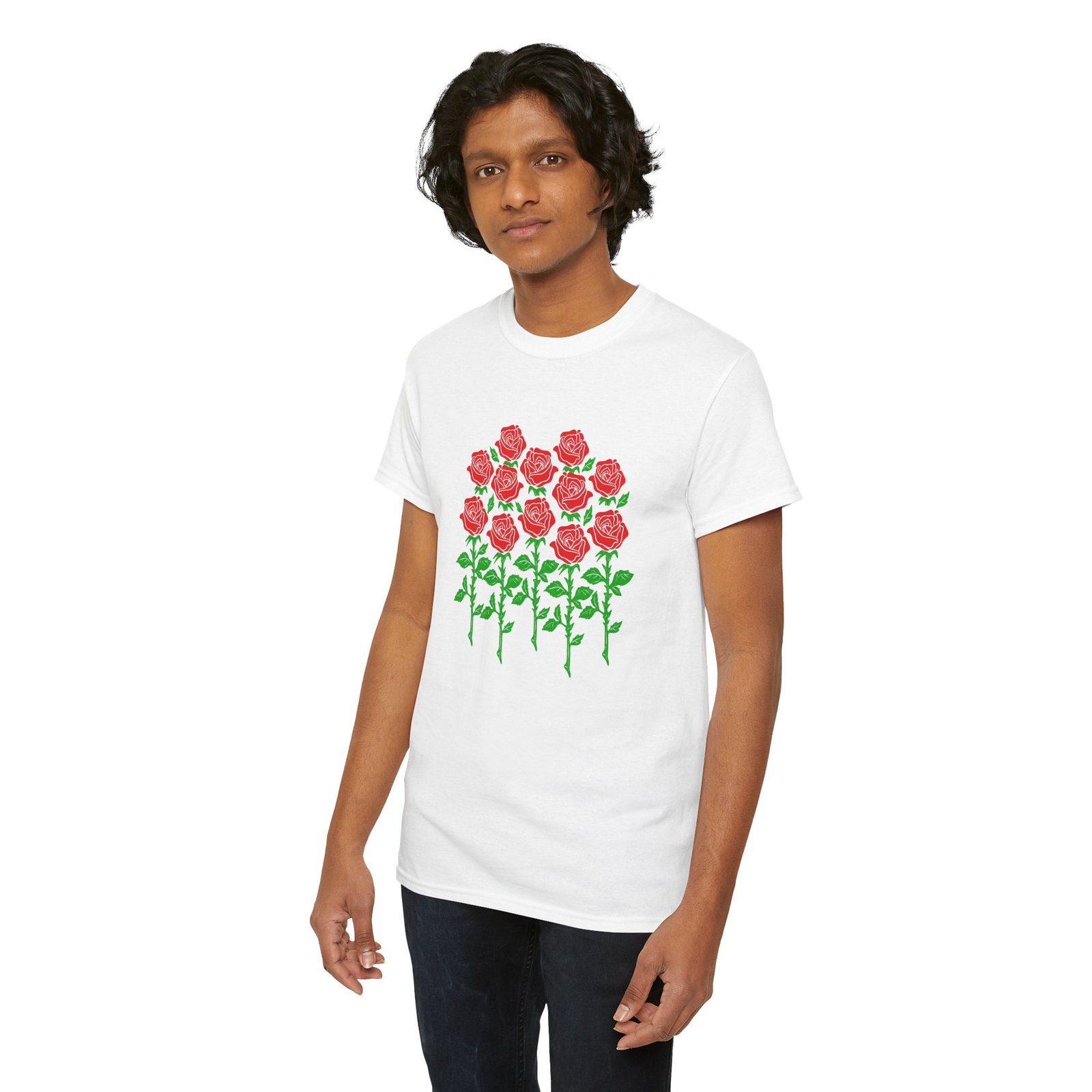 Dozen Roses – Unisex T-Shirt – Flowers That Never Fade - Image 4