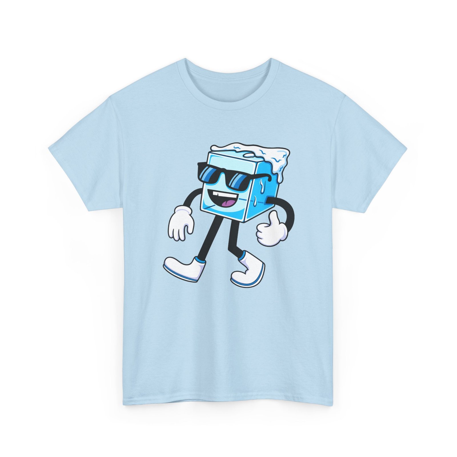 Too Cool Walking Ice Cube - Unisex T-Shirt – Funny Stay Frosty and Chill Pun - Image 15