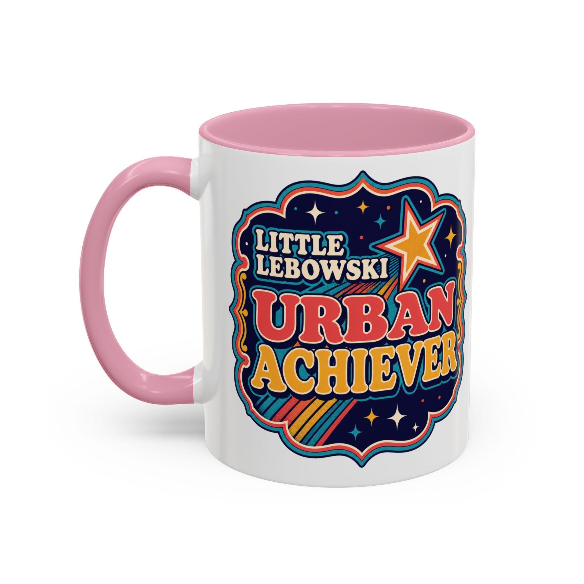 Little Lebowski Urban Achiever – Accent Color Mug – Modest Goals, Strong Coffee - Image 20
