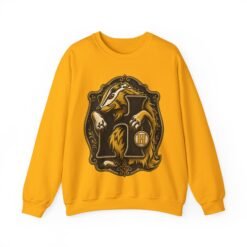 House of Badger – Unisex Sweatshirt – Cozy Wizarding School House Pride - Image 9