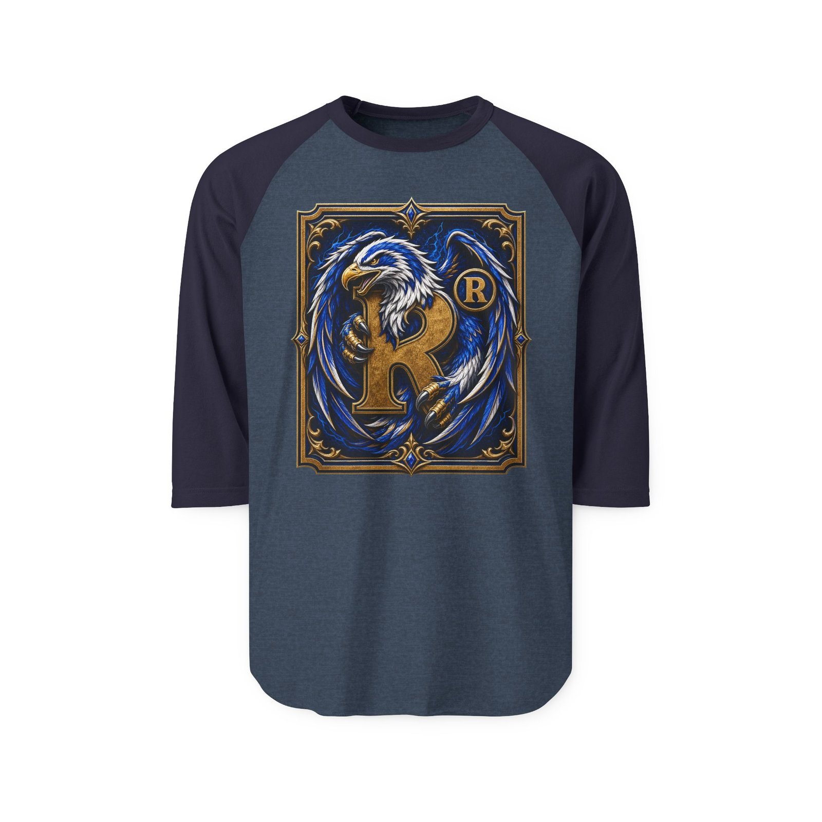 House of Eagle – Unisex Raglan T-Shirt – Wizarding School Style for Clever Competitors - Image 11