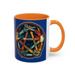 Rock Paper Scissors Lizard LLAP – Color Accent 11oz or 15oz Mug – Sip Long and Prosper - Image 9