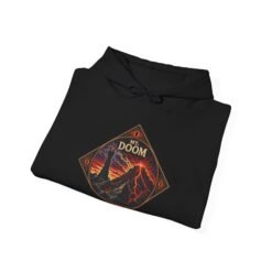 Mount Doom and Eye of Sauron – Unisex Hoodie – Welcome to Mordor - Image 3