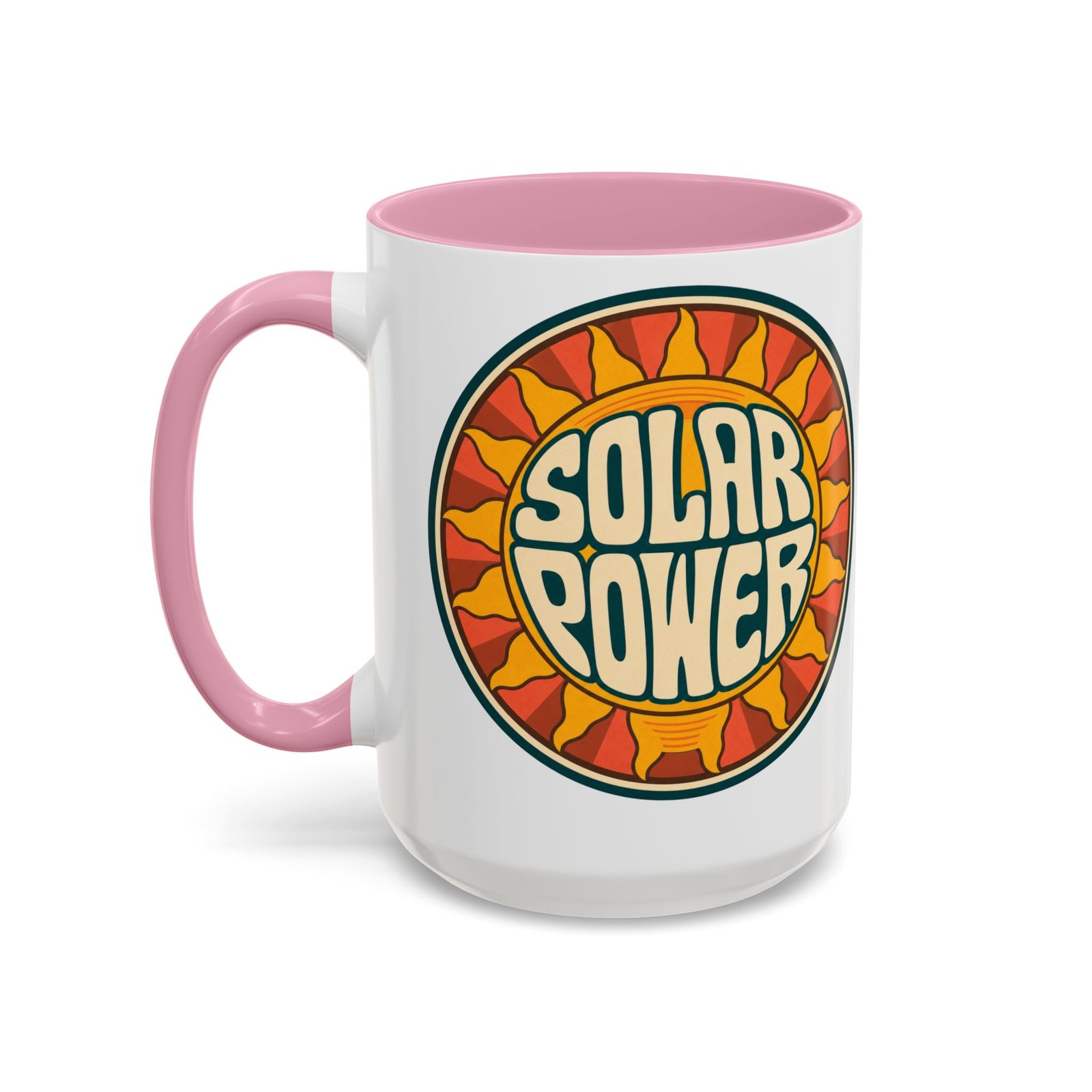 Solar Power – Color Accent Mug – Renewable Morning Energy - Image 42