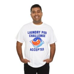 Laundry Pod Challenge Accepted - Unisex T-Shirt – Funny Internet Meme - Image 3