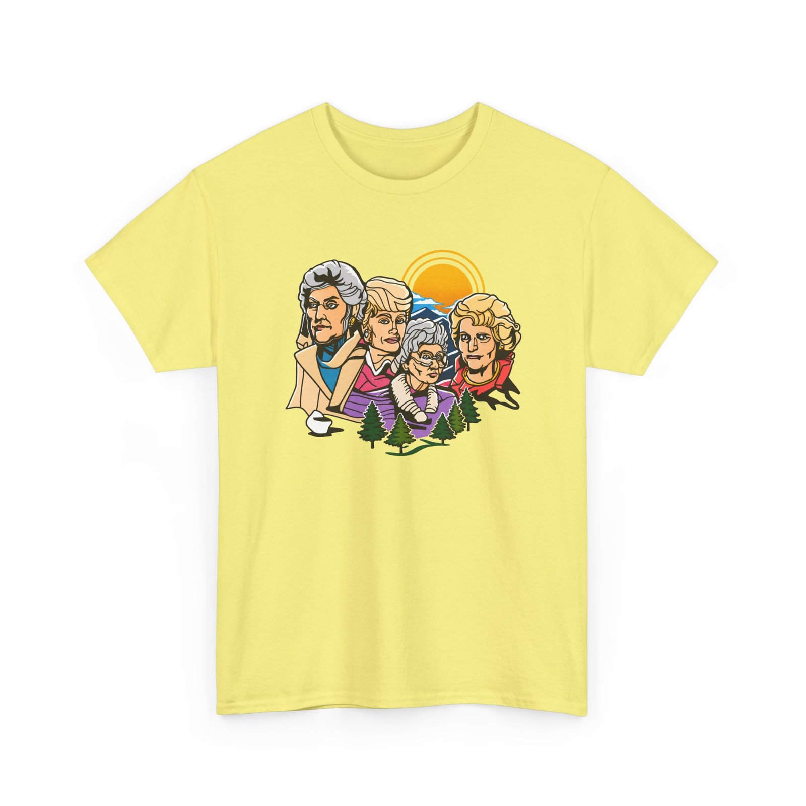 Mount Goldmore - Unisex T-Shirt – Golden Girls Mount Rushmore Parody and Classic TV - Image 23