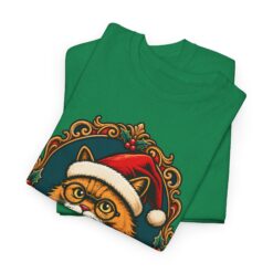 Alternative view of Santa Claws – Unisex T-Shirt – Purrfectly Festive
