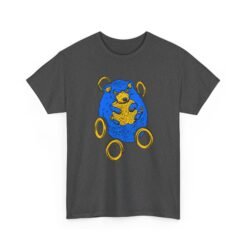 Blue Hedgehog and Golden Rings Unisex T-Shirt – Retro Gaming and Arcade - Image 21