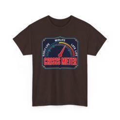 Midlife Crisis Meter – Unisex T-Shirt – Approaching the Red Zone - Image 19