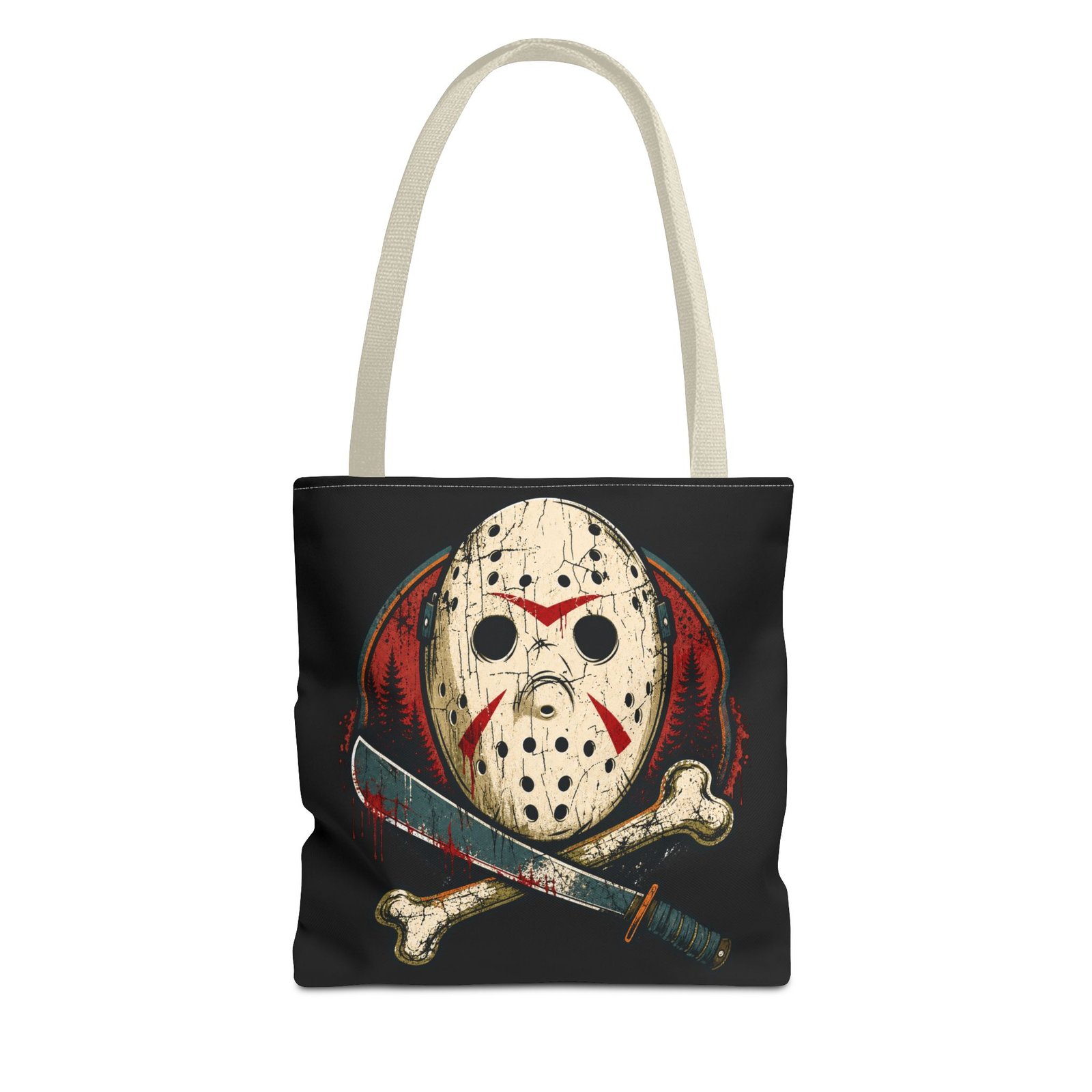 Jason Voorhees Jolly Roger - Tote Bag – Friday the 13th Horror - Image 37