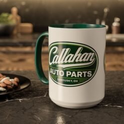 Callahan Auto Parts – Color Accent Mug – Sandusky’s Finest Coffee Fuel - Image 12