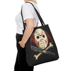 Jason Voorhees Jolly Roger - Tote Bag – Friday the 13th Horror - Image 12