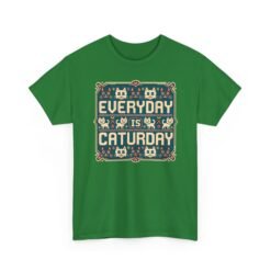 Everyday Is Caturday – Unisex T-Shirt – Feline Festive Vibes - Image 21