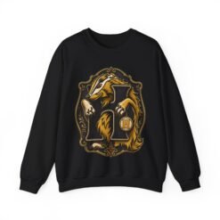 House of Badger – Unisex Sweatshirt – Cozy Wizarding School House Pride - Image 7