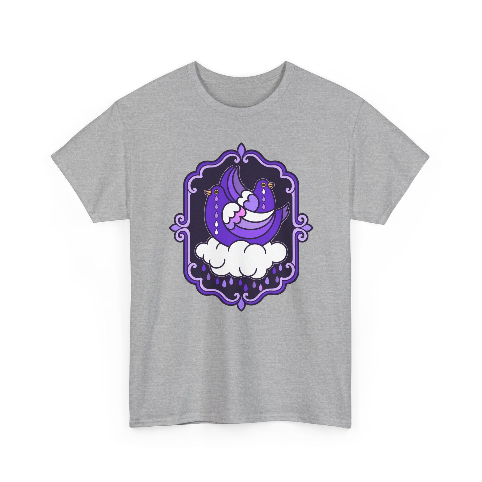 Purple Doves Crying – Unisex T-Shirt – Some Feelings Need No Explanation