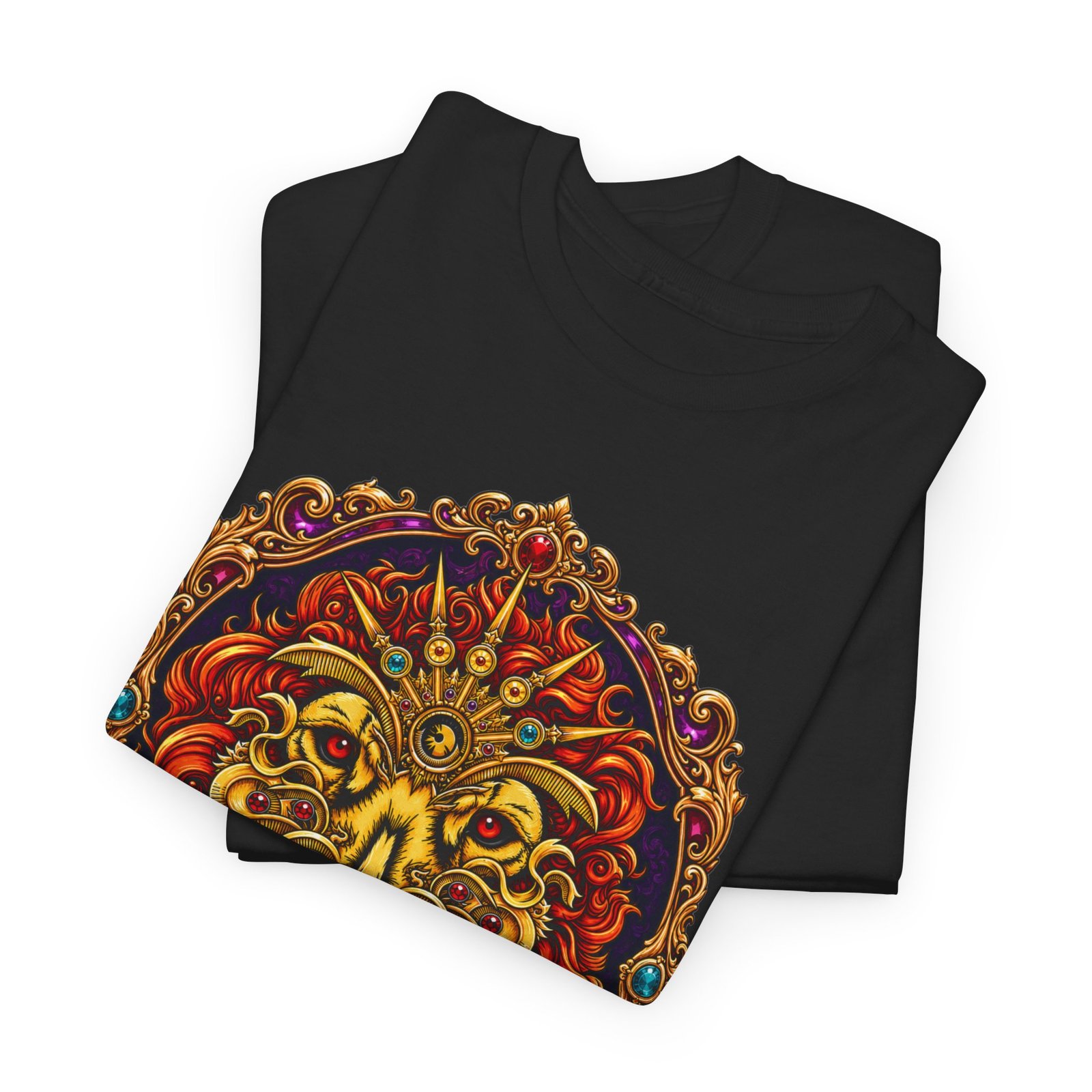 Lion Mask - Unisex T-Shirt – Wear the Spirit of the King - Image 3