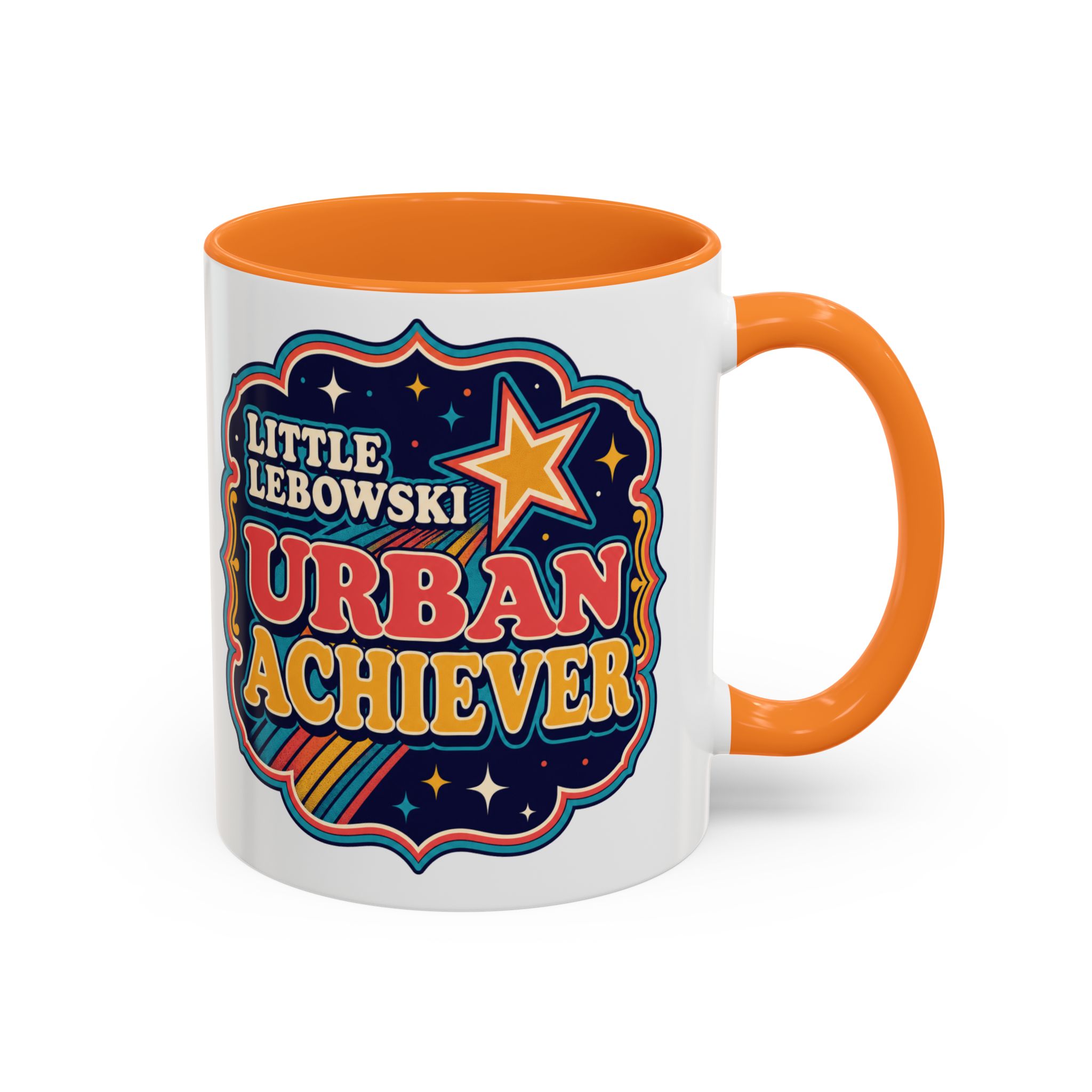 Little Lebowski Urban Achiever – Accent Color Mug – Modest Goals, Strong Coffee - Image 9
