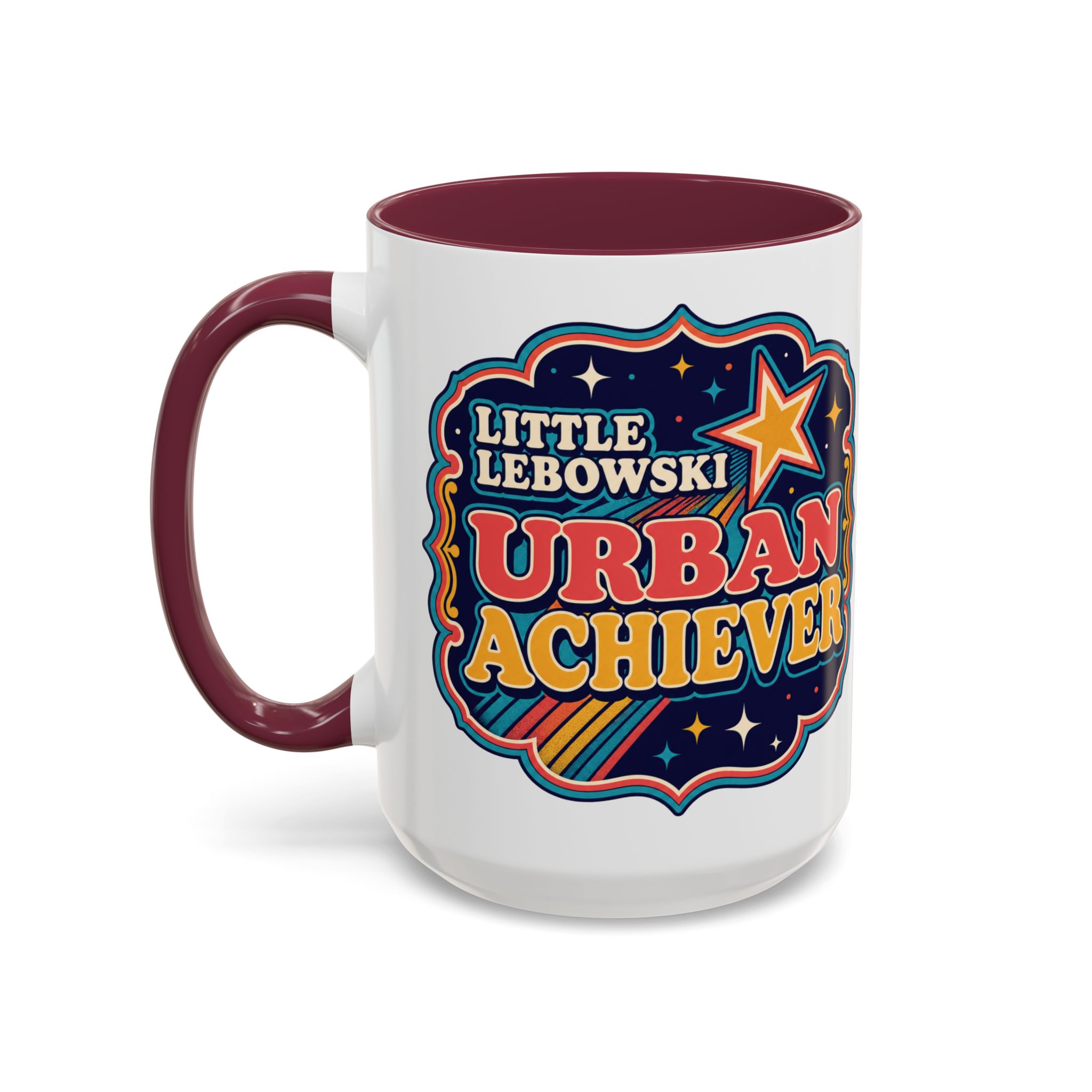Little Lebowski Urban Achiever – Accent Color Mug – Modest Goals, Strong Coffee - Image 38