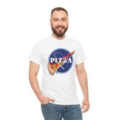 Alternative view of Pizza Space Program – Unisex T-Shirt – One Small Slice for Man