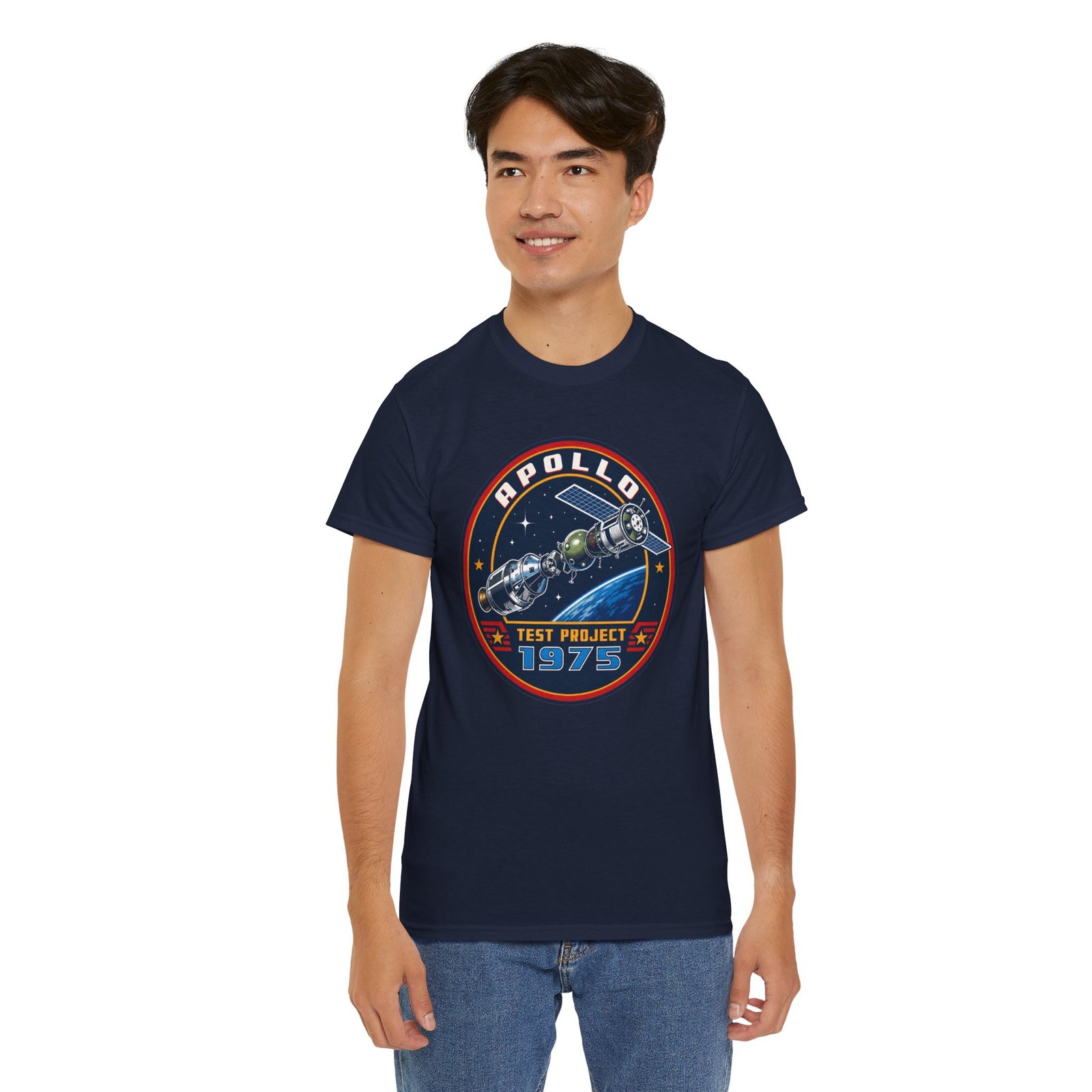 Apollo–Soyuz Test Project 1975 – Unisex T-Shirt – The Handshake in Space - Image 8
