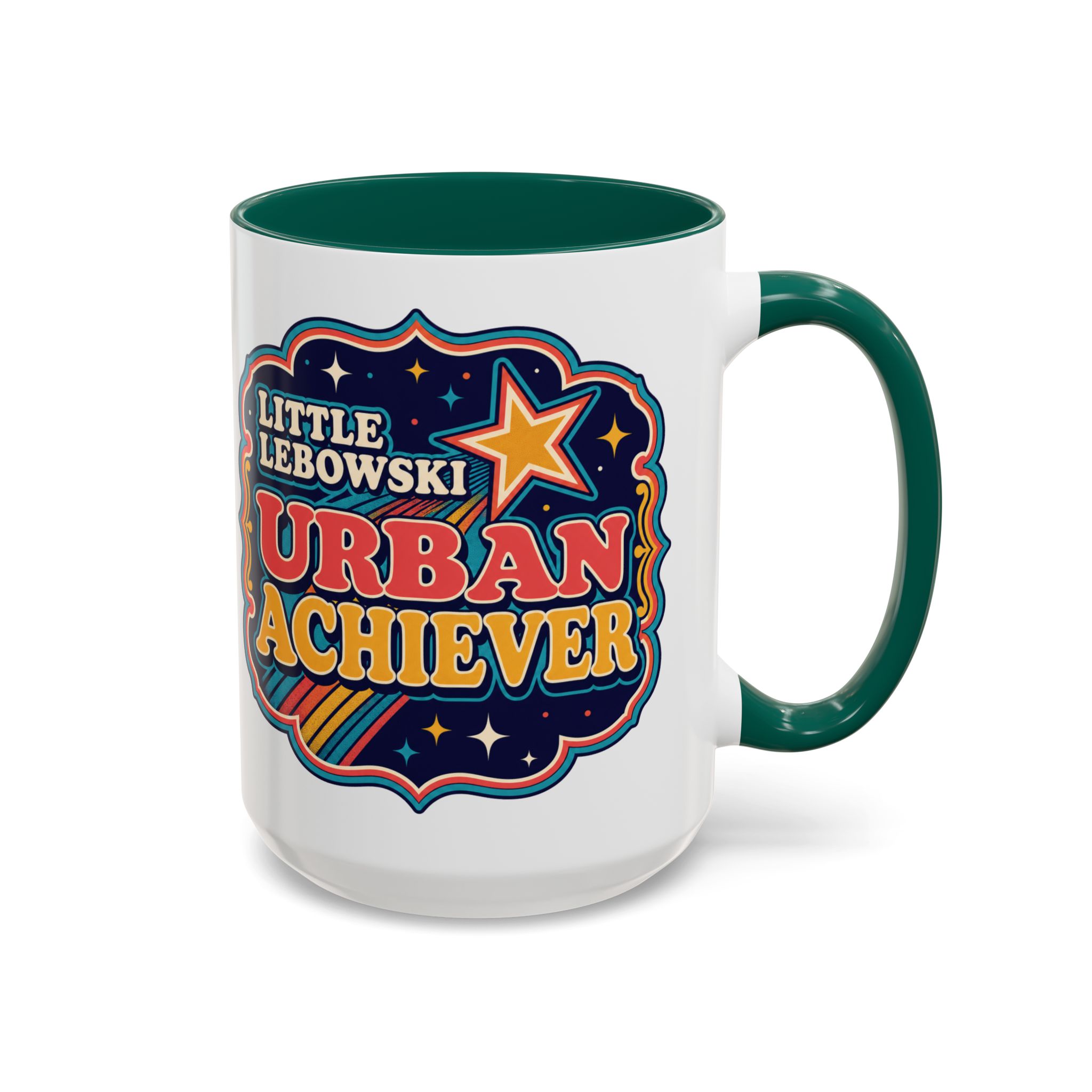 Little Lebowski Urban Achiever – Accent Color Mug – Modest Goals, Strong Coffee - Image 31