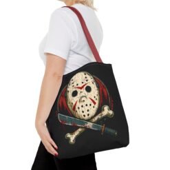 Jason Voorhees Jolly Roger - Tote Bag – Friday the 13th Horror - Image 20