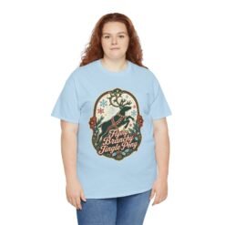Flying Branchy Jingle Pony - Unisex T-Shirt – Reindeer Ridiculousness - Image 5