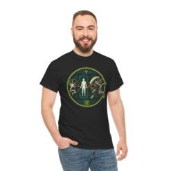 Alien Math – Unisex T-Shirt – Facehugger + Human = Xenomorph - Image 4