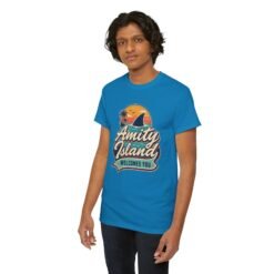 Amity Island Welcomes You – Unisex T-Shirt – Beaches Open, Probably - Image 5