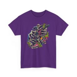 Guitar Bat Attack – Unisex T-Shirt – Heavy Metal Horror – Eddie Munson Tribute - Image 23