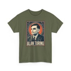Alan Turing – Unisex T-Shirt – Codebreaker, Mathematician, Computing Pioneer - Image 14