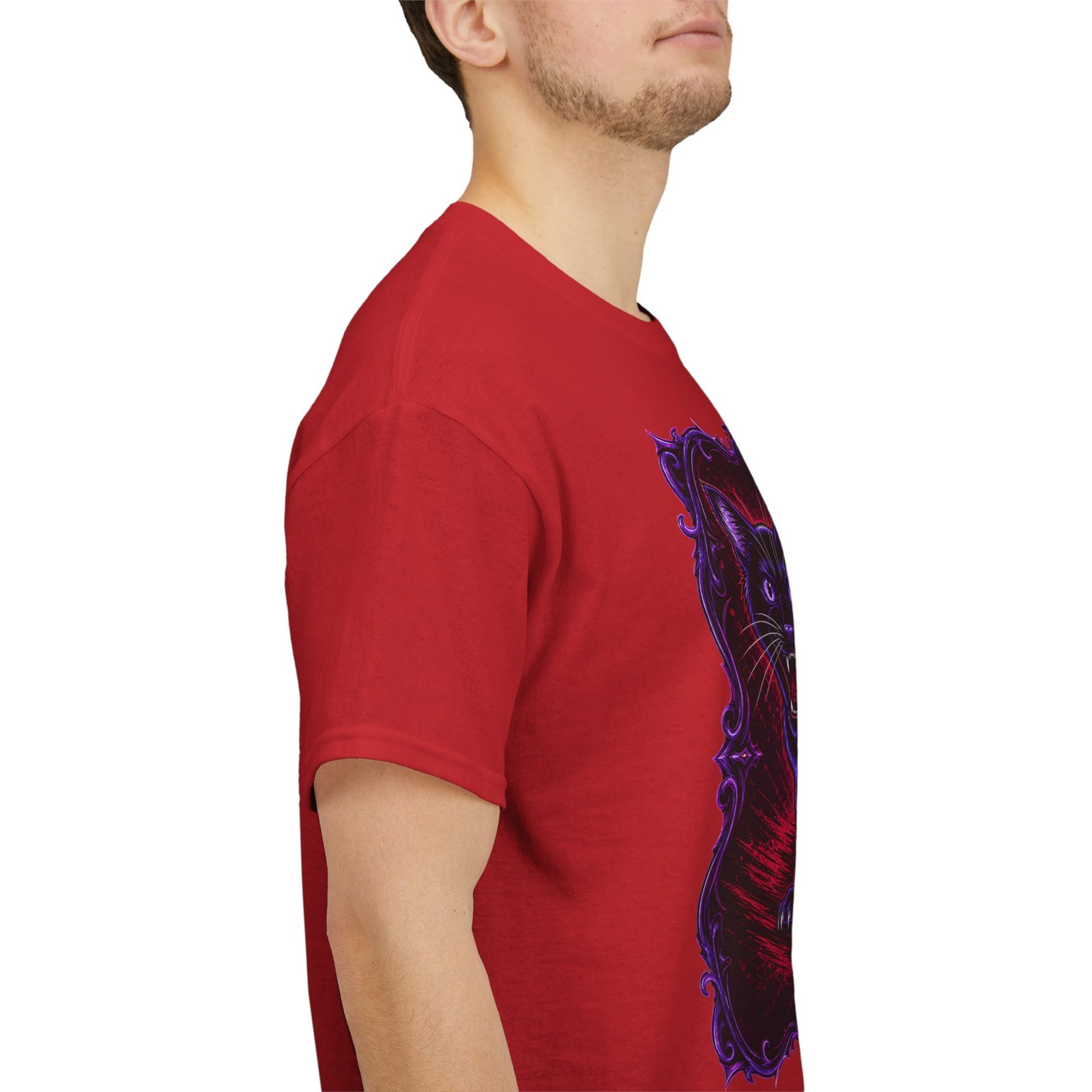 Hissing Black Cat – Unisex T-Shirt – Fierce, Feline and Full of Attitude - Image 14