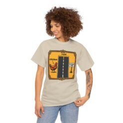 Chicken Crossing – Unisex T-Shirt – The Mystery Finally Solved - Image 4