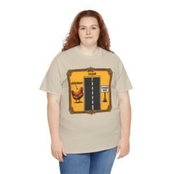Chicken Crossing – Unisex T-Shirt – The Mystery Finally Solved - Image 8