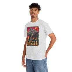 Battle Unicorn - Unisex T-Shirt – Funny Rhino - Fantasy Animal - Image 8
