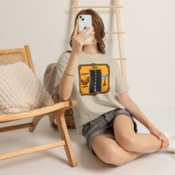Alternative view of Chicken Crossing – Unisex T-Shirt – The Mystery Finally Solved