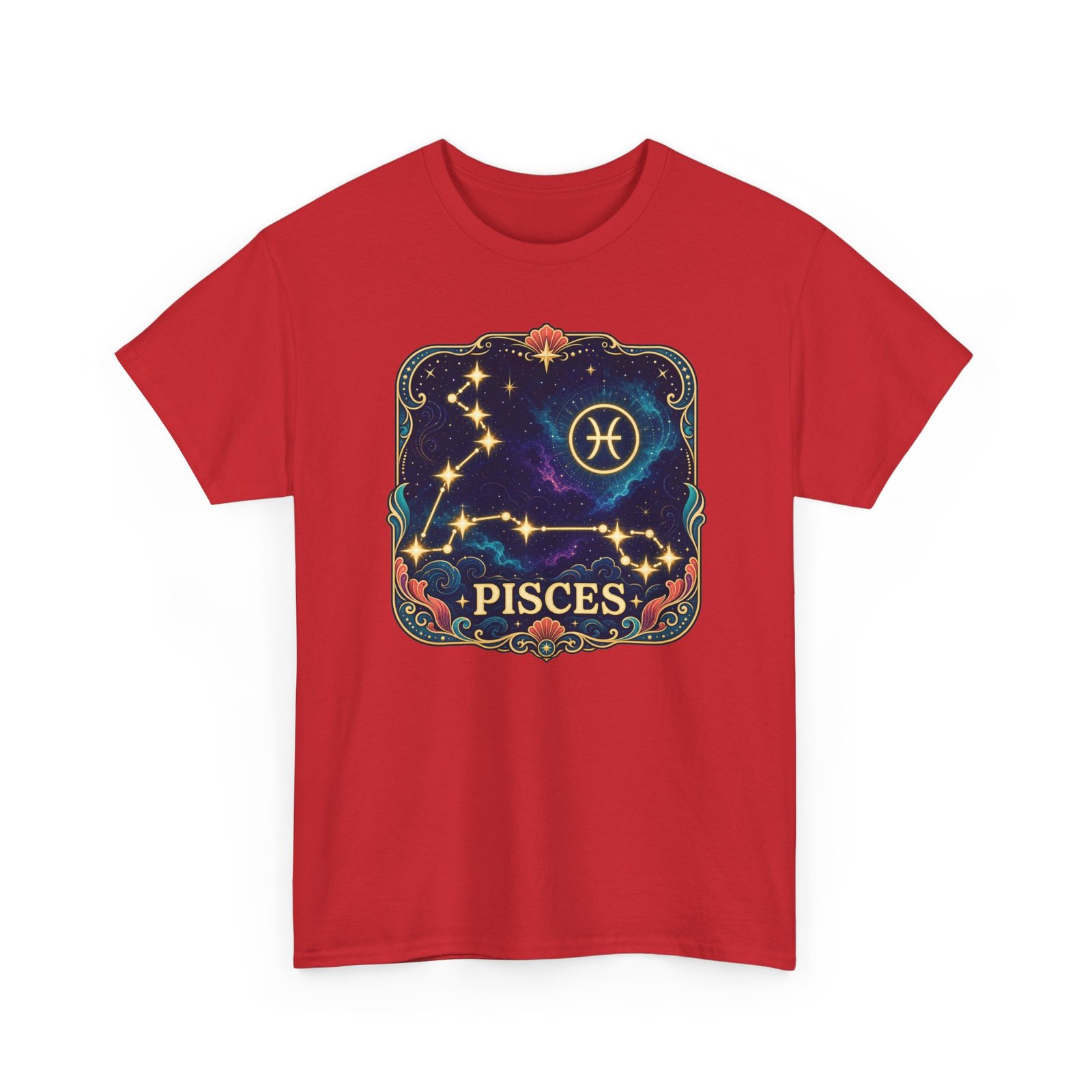 Pisces Constellation - Unisex T-Shirt – Go with the Flow - Image 28