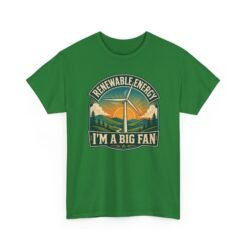 Renewable Energy: I’m A Big Fan" Unisex T-Shirt – Eco Humor in Style