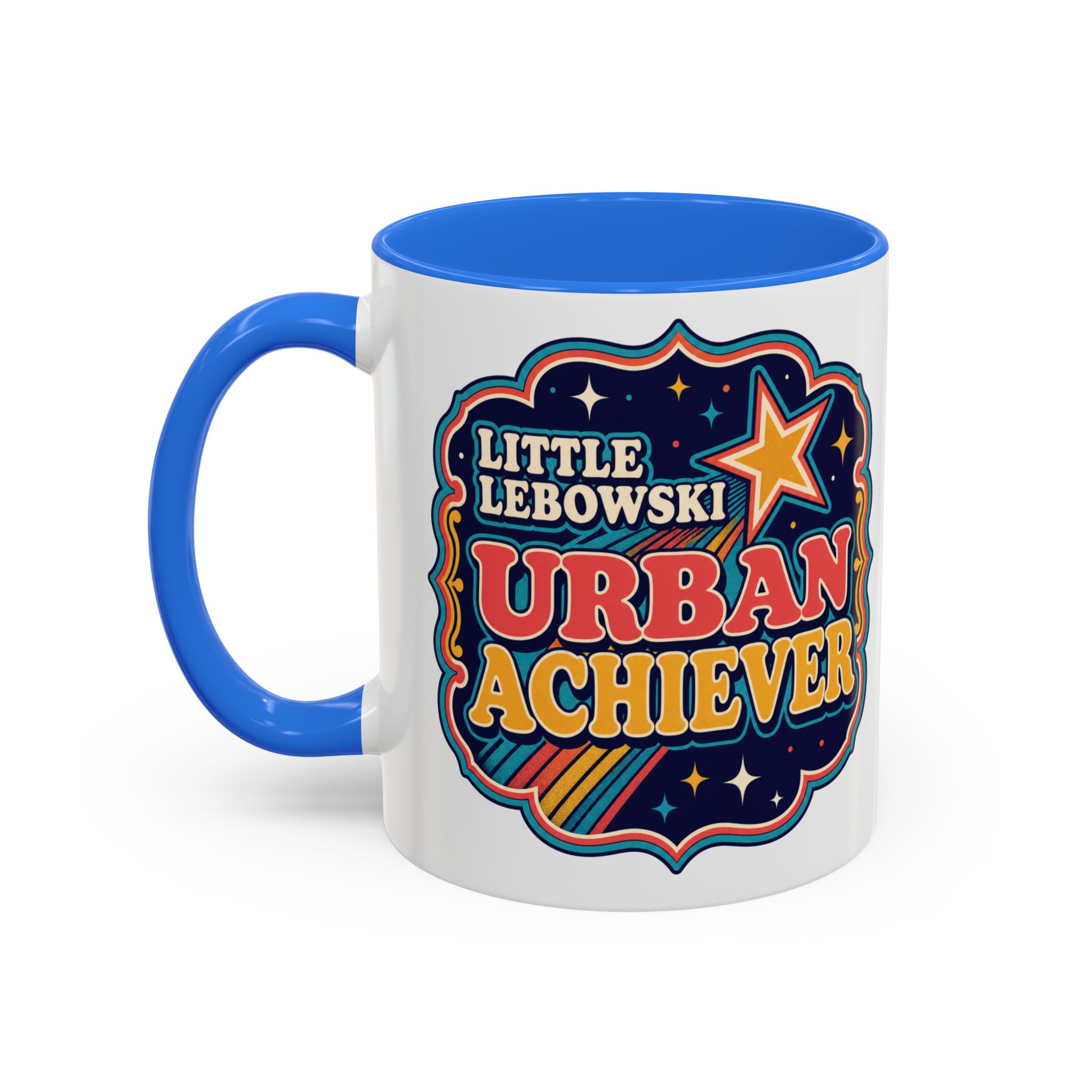 Little Lebowski Urban Achiever – Accent Color Mug – Modest Goals, Strong Coffee - Image 8