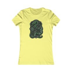 House of Snake – Women’s Cotton T-Shirt – Wizarding School Confidence and Clever Ambition - Image 6