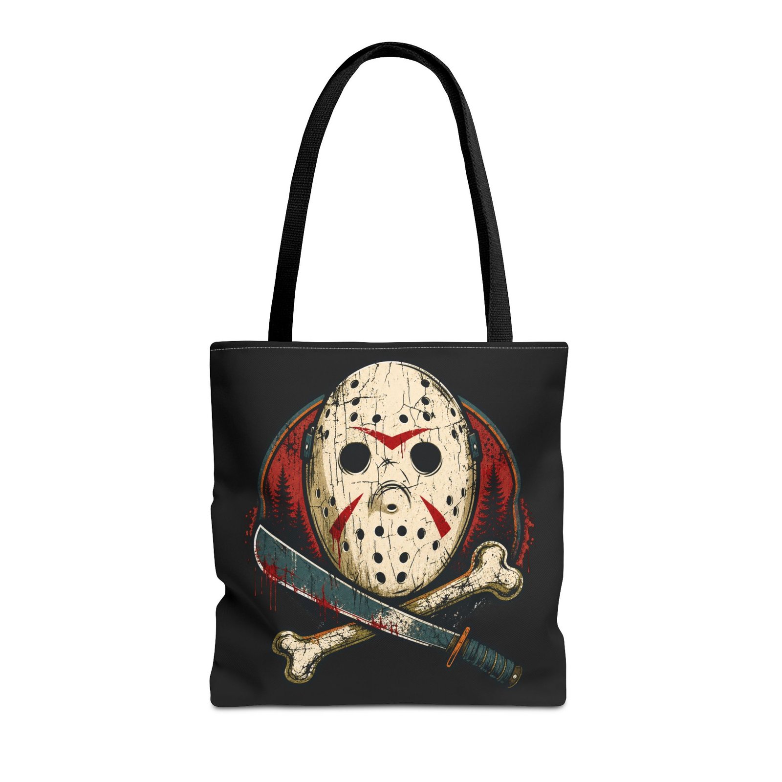 Jason Voorhees Jolly Roger - Tote Bag – Friday the 13th Horror - Image 5