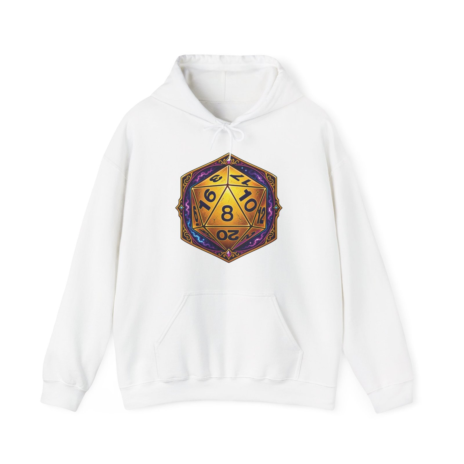 20-Sided Dice – Unisex Hoodie – Roll for Style - Image 15