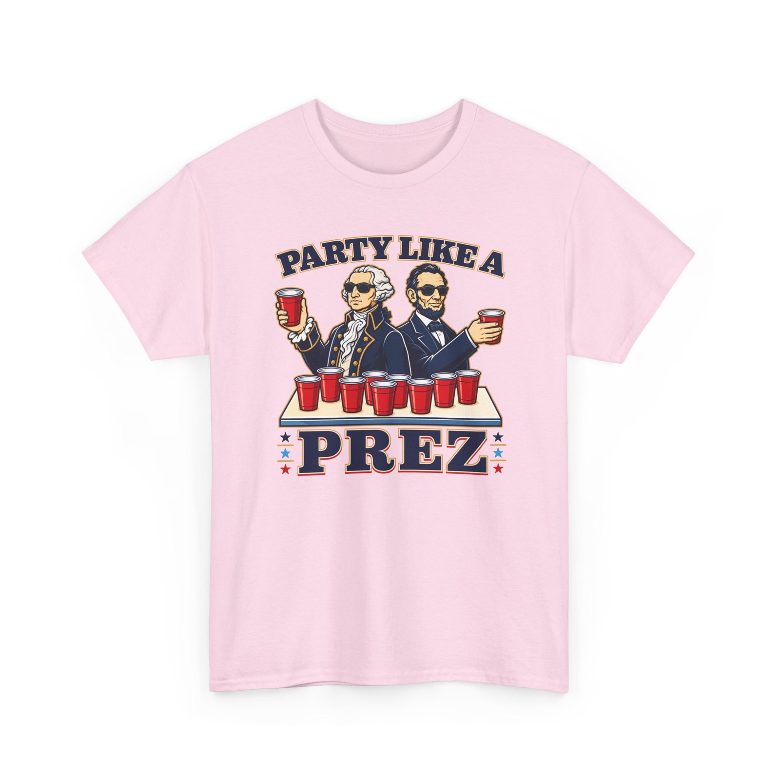 Party Like a Prez – Unisex T-Shirt – Founding Fathers Gone Wild - Image 16